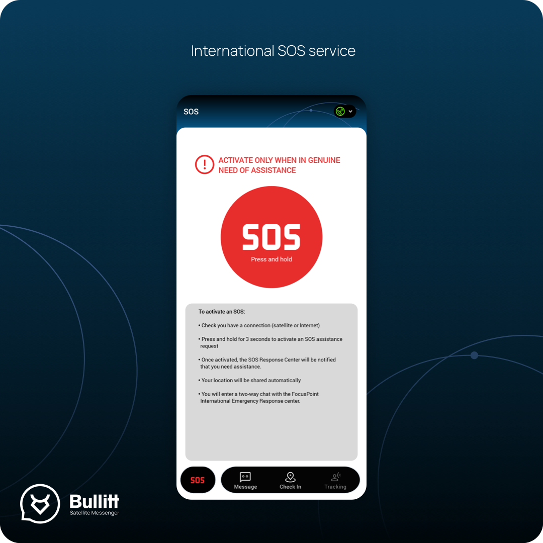 Bullitt Satellite Messenger_SOS button